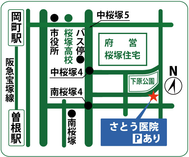 さとう医院地図